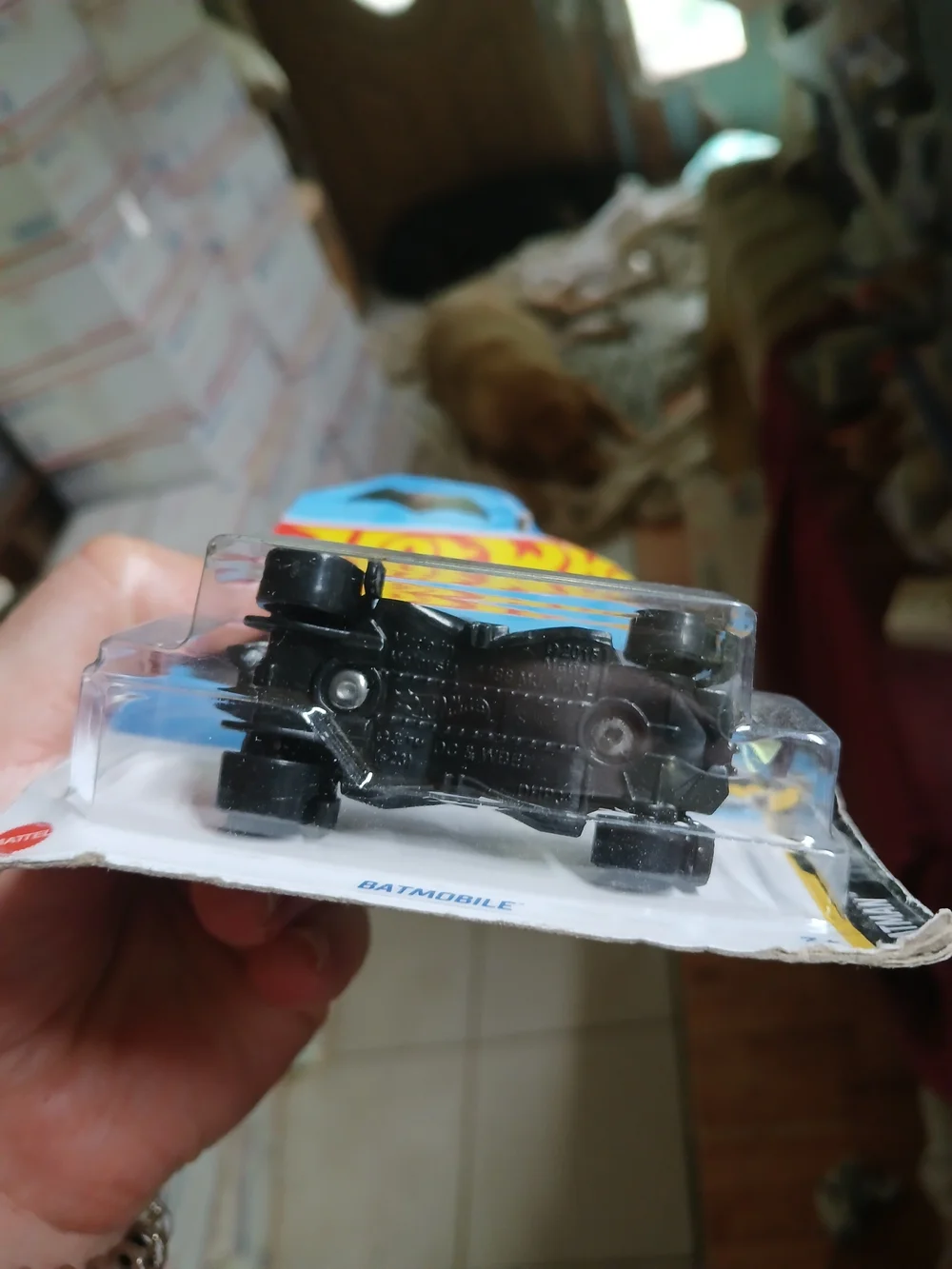 Hot Wheels Batmobile from the 2024 mainline Batman series (1/5), specifically mo